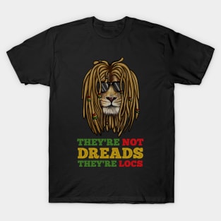 African Rasta Lion, Deadlocks, Jamaica T-Shirt